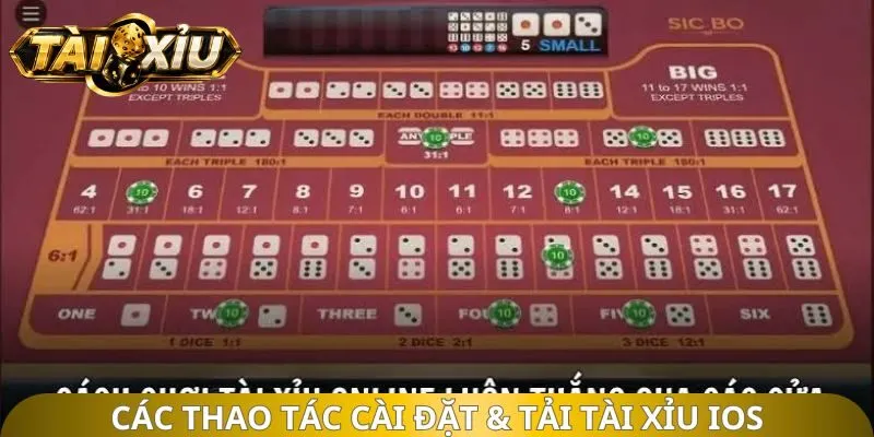 Các thao tác cài đặt & tải tài xỉu ios