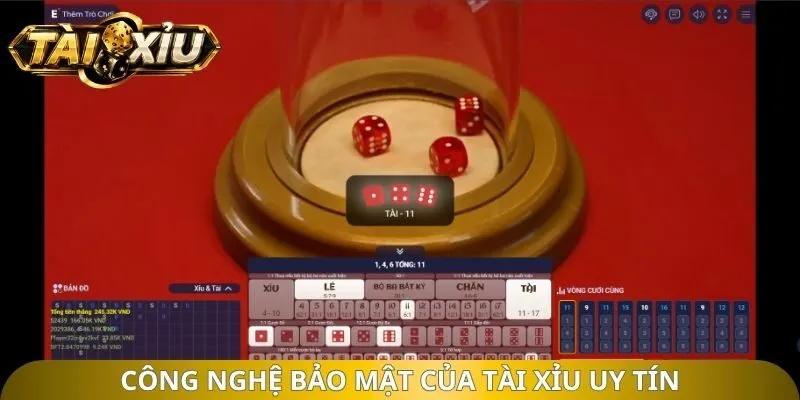 Công nghệ bảo mật của tài xỉu uy tín