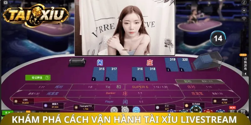 Khám phá cách vận hành tài xỉu livestream hiện đại